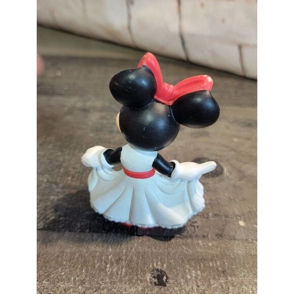 McDonald's Minnie Mouse red white dress Disney Pixar toy figure - Picture 4 of 5